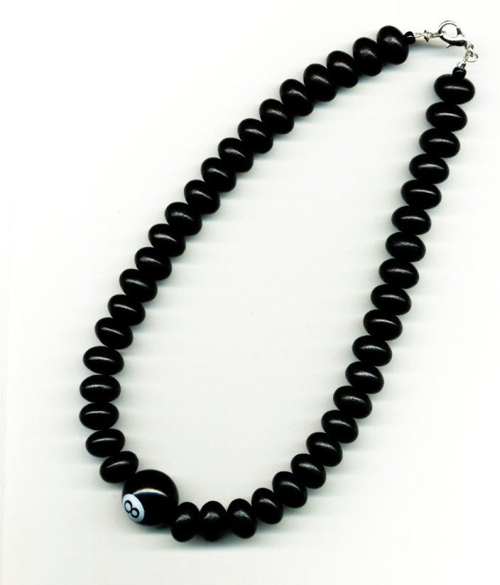 eight ball necklace