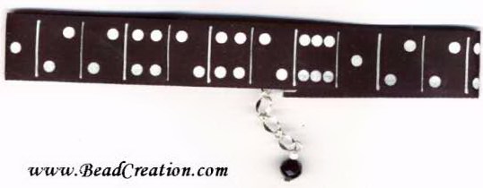 domino jewelry,novelty necklace,black and white jewelry