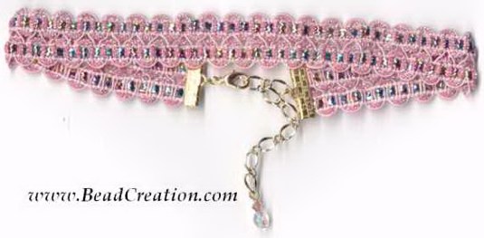 fairy tale pink princess necklace