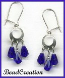 blue chandelier earrings