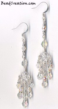 crystal chandelier earrings heart earrings chandelier long earring