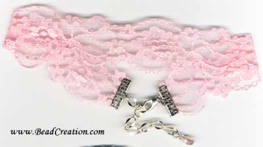 pink lace choker,girly jewelry,elegant,necklace
