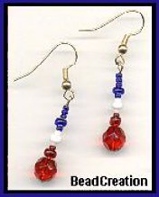 Classy Glass American Earrings Show your spirit